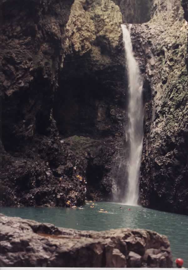 Cascada del Encanto rio Filobobos En El Estado de Veracruz
