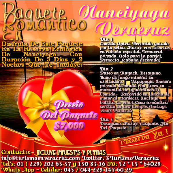 Paquete Rom�ntico En La Reserva Ecol�gica De Nanciyaga