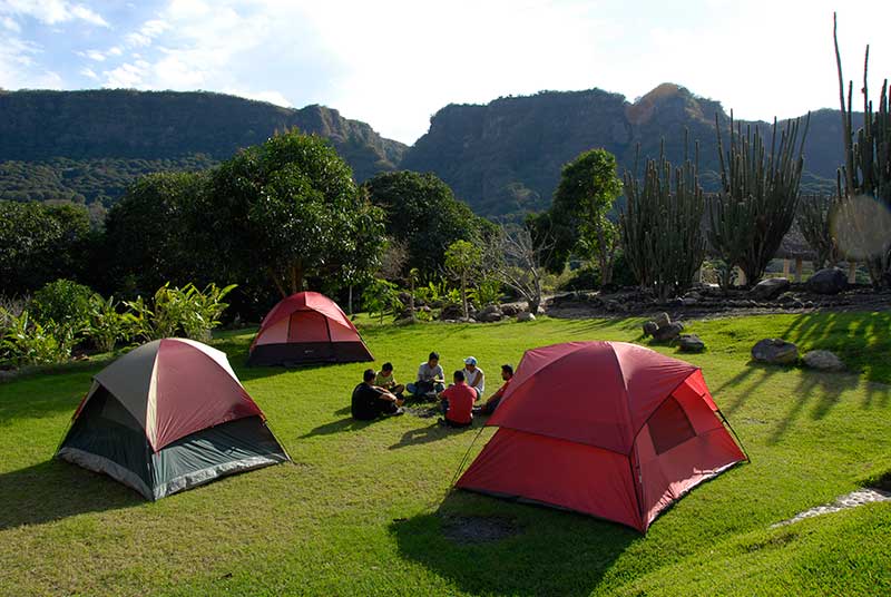 Zona De Acampar En El Rio Pescados Jalcomulco Veracruz